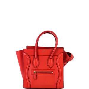 Celine Luggage Bag Grainy Leather Micro #229375C11B